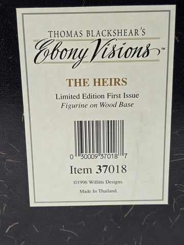 Thomas Blackshear Ebony Visions The Heirs 1st Issue 1681/3500 w Box COA 1996
