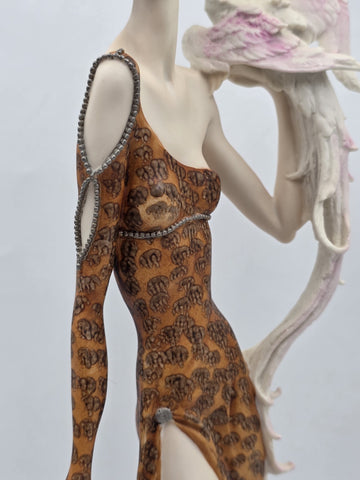 Giuseppe Armani Lady With Parrot 616/C Hand Signed LE 262/5000 Box COA Italy