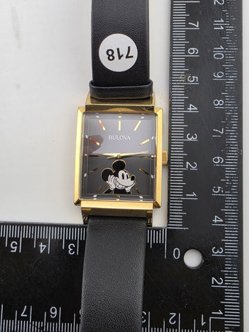 Vintage Collectible Disney Parks Mickey Mouse Watch by Bulova. Mint Condition.
