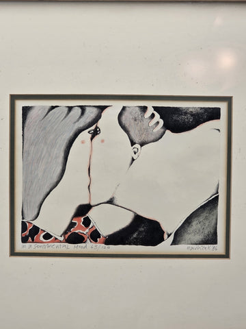 Karel Havlicek In a Sentimental Mood 1986 Signed Ltd Ed Serigraph 63/120 Framed