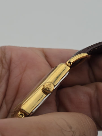 Hamilton Wilshire Registered Edition Mens Quartz Watch Gold Plated New Battery
