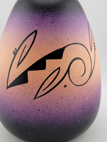 Signed E. Johnson Navajo Beautiful Handmade Pottery Mystique Maiden Vase