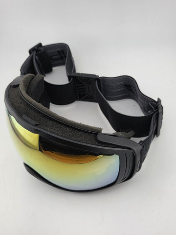 Julbo SnowTiger Ski Goggles Gold Lens Black Frame Snowboard Winter Gear. Read.