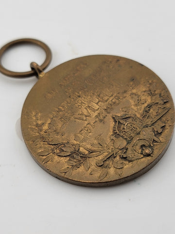 1897 GERMAN STATES PRUSSIA KING WILHELM I 100 Years Genuine Antique Medal