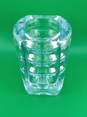 ORREFORS 1930s Edvin Ohrstrom Öhrström RARE Ribbed Optic Glass  Vase, Sweden