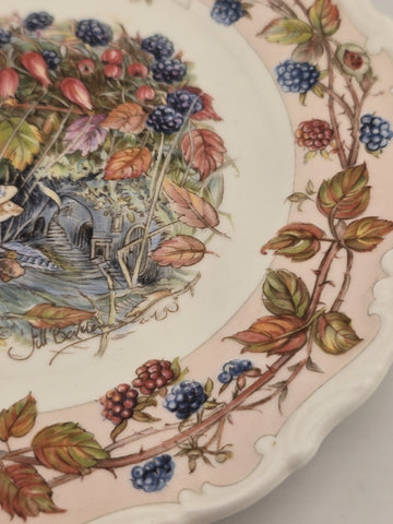 Collectible Royal Doulton Brambly Hedge Autumn Teacup/Coffee Mug & dessert plate