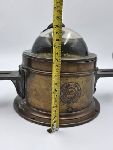 Rare Antique Kelvin White Constellation Ship Binnacle Compass Brass Nautical .