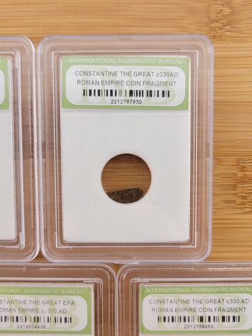 5 Constantine the Great Era Roman Empire 330 AD Fragment Coins INB Certified