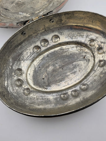 Rare Antique 19th C Ottoman Large Hammam Copper Bath Copper Box W Sultan Seal.