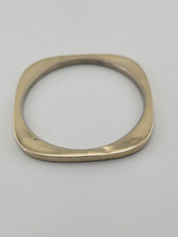 Antique Elegant Sterling Silver Art Deco Geometric Bangle Bracelet.