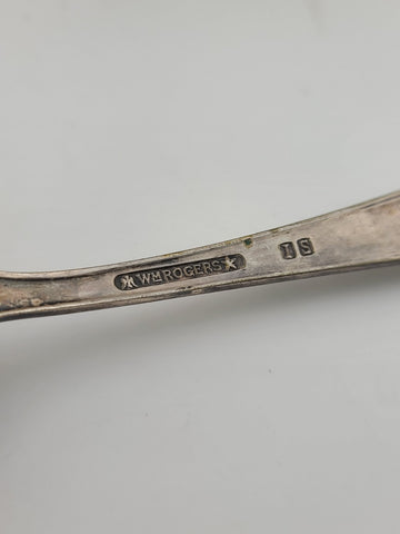 Ultra Rare Antique 19th C English Victorian Shell Shaped Silver Spoon Warmer.