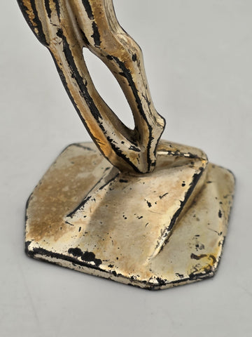 Ultra Rare Antique 1912 Art Deco Weidlich Brothers silver plated desk lighter