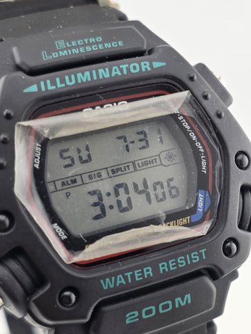 New!! Rare Vintage Casio DW-290T Module (1189) Illuminator Shock-resistant Watch