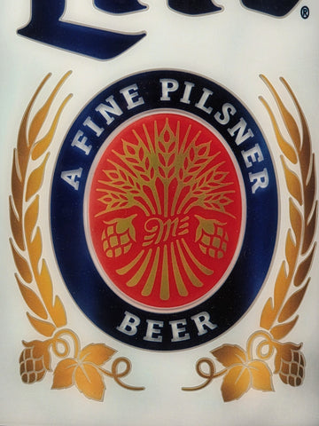 1995 Miller Lite LED Bar Sign Lighted Beer Wall Decor 26” Man Cave Pub. Working.