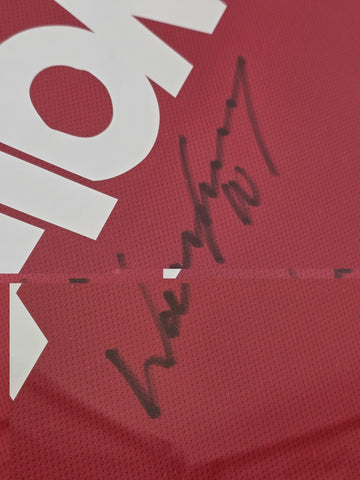 Wayne Rooney Signed Manchester United Jersey Framed Display COA A1 Memorabilia