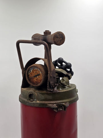Antique Empty Pyrene 1 Gallon Air Pressure Fire Extinguisher Copper Body Vintage