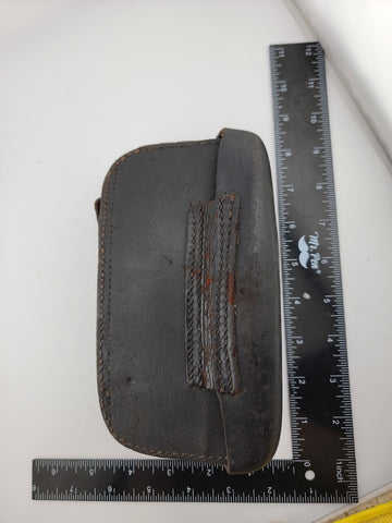 Private: Antique 1876 Indian Wars 120R Leather Cartridge / Ammo Pouch Arsenal