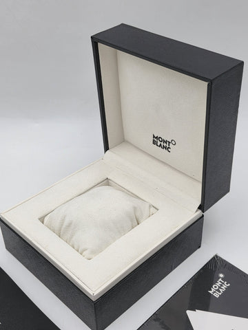 Genuine OEM Montblanc Watch Presentation Box Set w/ Warranty Card & Booklets