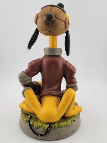 Disney Pluto Leather Helmet Football Bobblehead Figurine- Disney World Resort