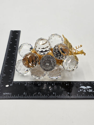 Vintage Swarovski Silver Crystal Grapes 7550 NR 30015 Austria Original Box