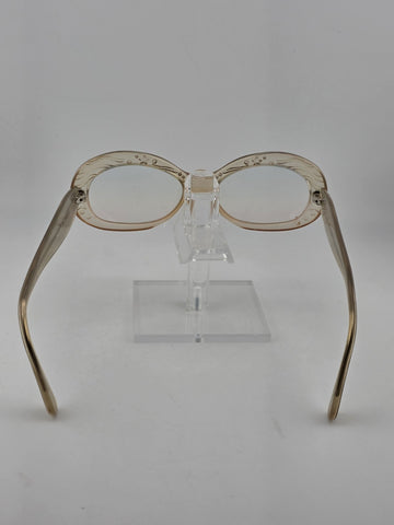 Vintage Jean Lafont Paris “Pacifique” Oval Light Shade glasses 42 France.