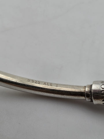 Pandora Moments Snake Chain Bolo Slide Bracelet ALE 925 Sterling Silver Gemstone