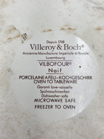 Villeroy & Boch Naif Wedding Scene Large, Crimped Body Tart Baking Dish