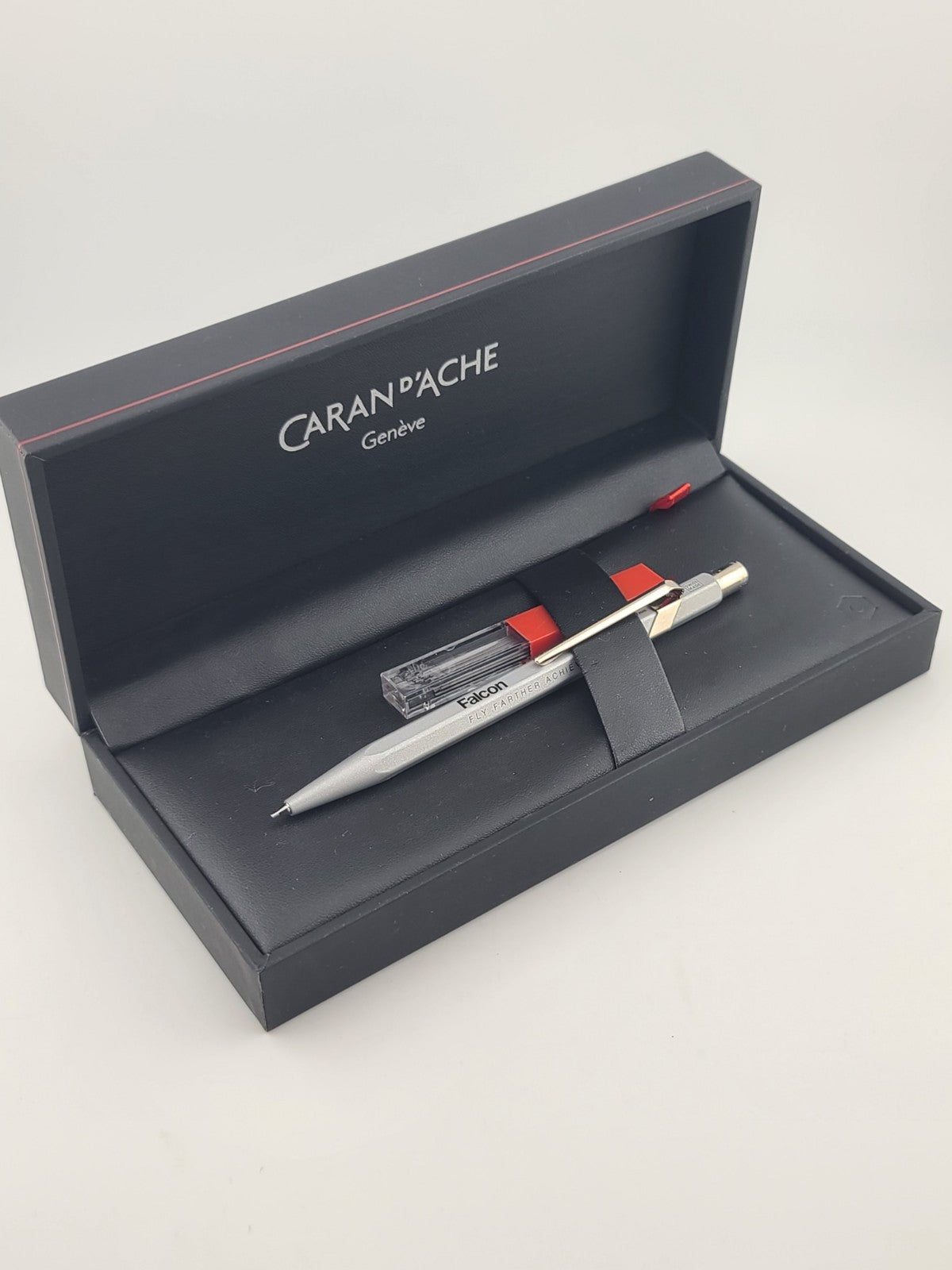 Vintage Caran D'Ache Falcon 8x Mechanical Pencil In Original Box. Unused.
