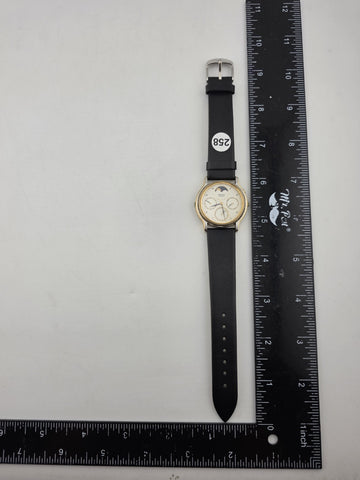Vtg Seiko Chronograph Moon Phase White Dial Watch – 7F39-6029. Japan 1989 Works