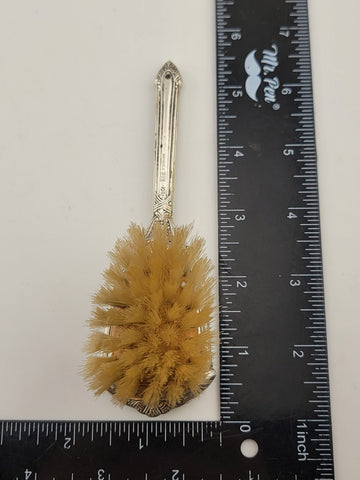 Antique 19th Century Victorian Sterling Silver 925 baby brush. Good Cond.