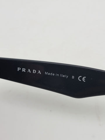 RARE Vintage Authentic PRADA Ladies Havana Matte Brown Sunglasses SPR 12P.