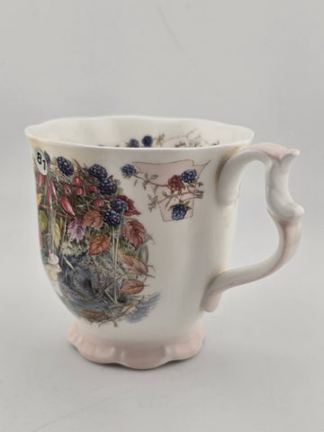 Collectible Royal Doulton Brambly Hedge Autumn Teacup/Coffee Mug & dessert plate