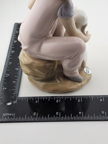 RETIRED LLADRO 6680 "FRIENDS FOREVER" GIRL W/DOG 1999 COLLECTOR SOCIETY FIGURINE