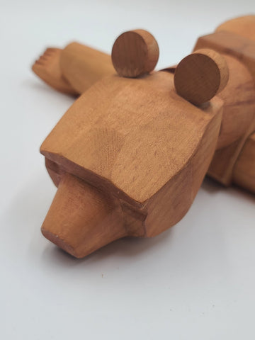 AREAWARE | URSA MINOR BEAR WOODEN TOY | DAVID WEEKS | WOOD CREATURES