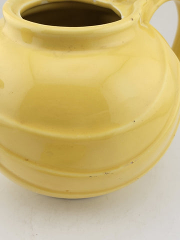 Antique  1930's Collectible HALL Canary Yellow  Art Deco Shape Teapot. VG Cond.
