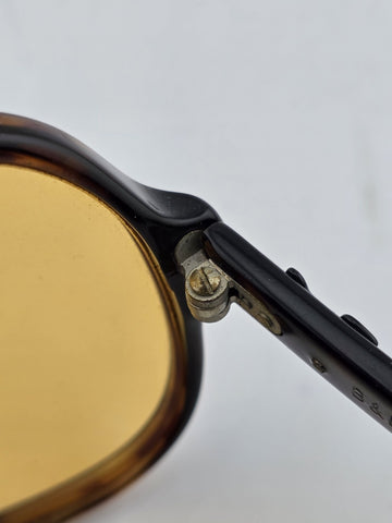 Rare 1960's VINTAGE B&L RAY BAN POWDERHORN TORTOISE SUNGLASSES