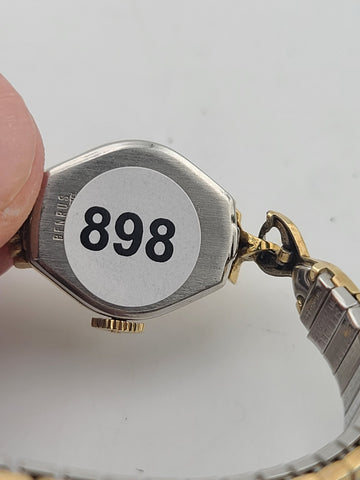 Rare Antique Benrus Ladies 10k Gold Filled Duchess Watch C1940. Working.