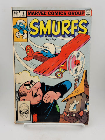 Vintage Original Smurfs #1 Dec 1982 Marvel Comic Books. Ungraded.