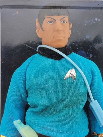 MEGO STAR TREK MR. SPOCK 6 IMAGE FRONT BLUE NAME RARE MOC #51200/2 UNOPENED 1974