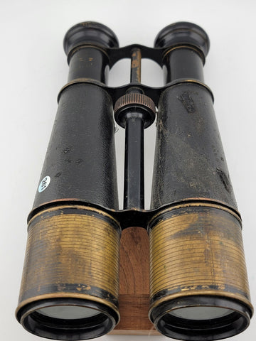 Antique WWI Chevalier Paris Large Expandable Binoculars. Good Overall Condition