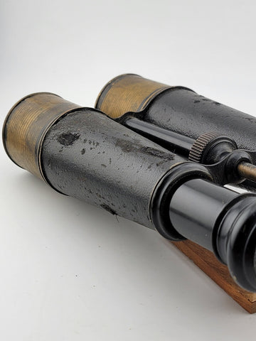 Antique WWI Chevalier Paris Large Expandable Binoculars. Good Overall Condition