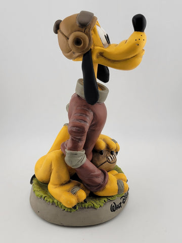 Disney Pluto Leather Helmet Football Bobblehead Figurine- Disney World Resort