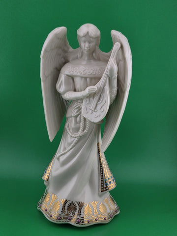 Lenox China Jewels Collection Angel of Harmony Ivory Porcelain & Gold Trim 9.5"