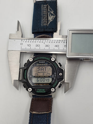 Private Vintage Casio Pro Trek PRT-30 1405 Twin Sensor Alti Thermo Digital Watch