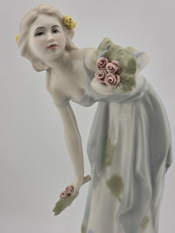 Royal Doulton "SUMMER'S DARLING" Figurine HN3091 Reflection Collection Signed.