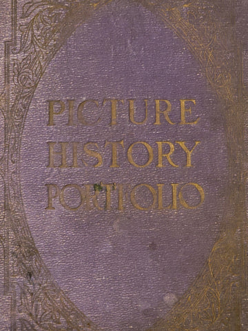 Antique 1923 "Picture History Portfolio" Hardcover Book; New York Times Photos