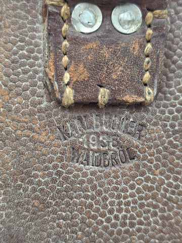 WWII German 1938 K98 Mauser Leather Ammo Pouch Karl Böcker Waldbröl Wehrmacht