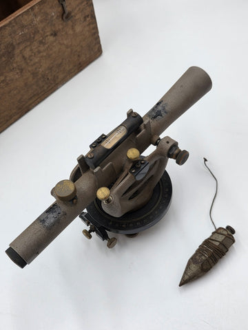 Vintage Craftsman Survey Level Transit w/ Orig. Case – VTG Optical Tool