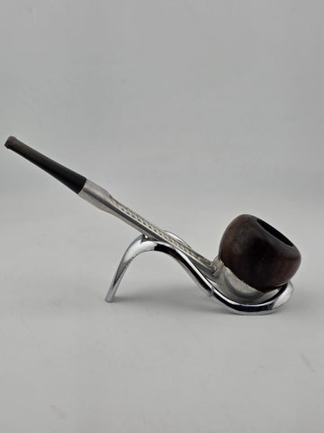 Vtg Collectible Falcon 1 Aluminum Radiator Tobacco Pipe Rusticated Dover Bowl