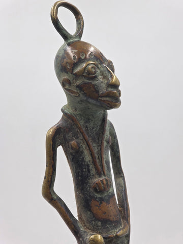 Rare Authentic Ashanti African Bronze Unity Cup Fertility Family Tribe Sculpture